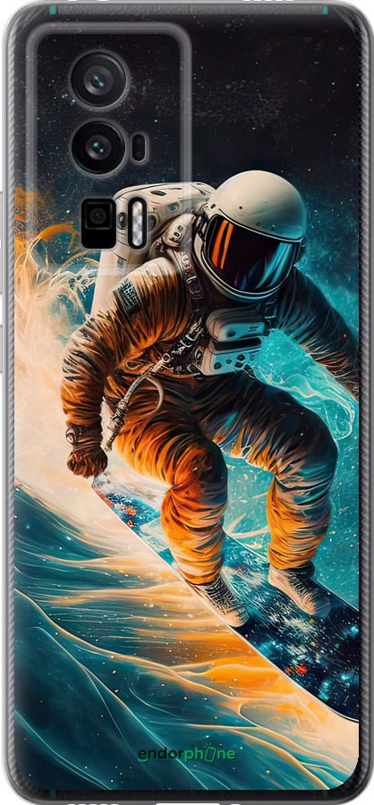 Силиконовый чехол Сноубордист для Xiaomi Redmi K60 Pro - 5604u-3457 изображение 