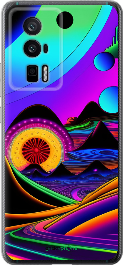 Силиконовый чехол Абстракция v3 для Xiaomi Redmi K60 Pro - 5620u-3457 изображение 