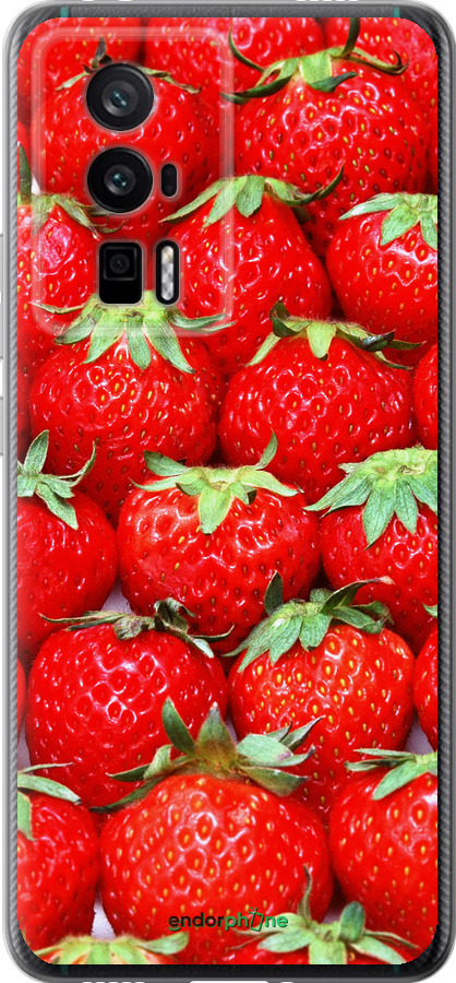Силиконовый чехол Клубника для Xiaomi Redmi K60 Pro - 6020u-3457 изображение 