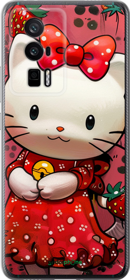 Силиконовый чехол hello kitty1 для Xiaomi Redmi K60 Pro - 6036u-3457 изображение 