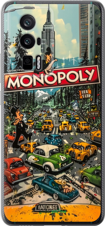 Силиконовый чехол Городской драйв Monopoly для Xiaomi Redmi K60 Pro - 6088u-3457 изображение 