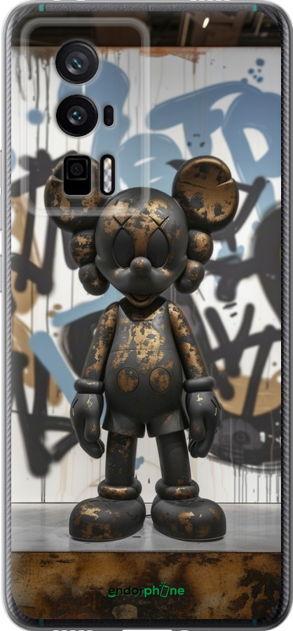 Силиконовый чехол Bronze kaws v2 для Xiaomi Redmi K60 Pro - 6098u-3457 изображение 