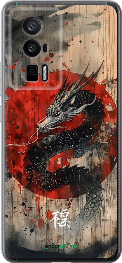 Силиконовый чехол Восточный дух для Xiaomi Redmi K60 Pro - 6100u-3457 изображение 