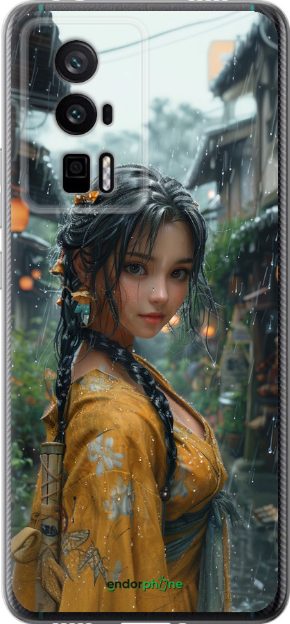 Силіконовий чехол Anime-girl для Xiaomi Redmi K60 Pro - 6133u-3457 изображение 