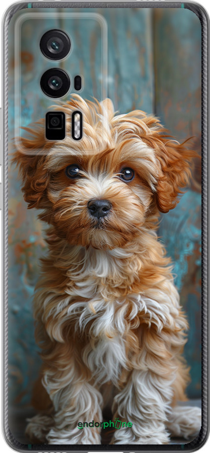 Силіконовий чехол Цуценя мальтипу для Xiaomi Redmi K60 Pro - 6157u-3457 изображение 