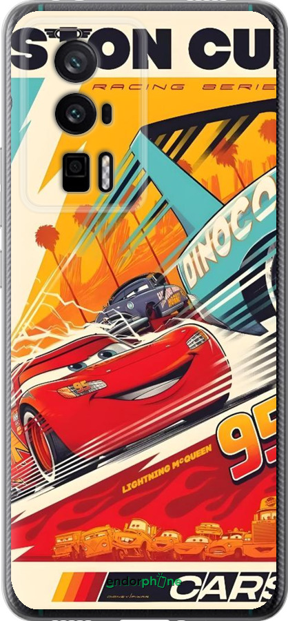Силиконовый чехол Тачки для Xiaomi Redmi K60 Pro - 6288u-3457 изображение 