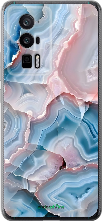 Силиконовый чехол Мрамор для Xiaomi Redmi K60 Pro - 6306u-3457 изображение 