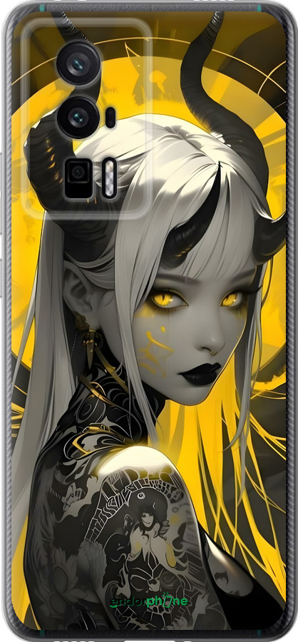 Силиконовый чехол Аниме демон 2 для Xiaomi Redmi K60 Pro - 6309u-3457 изображение 
