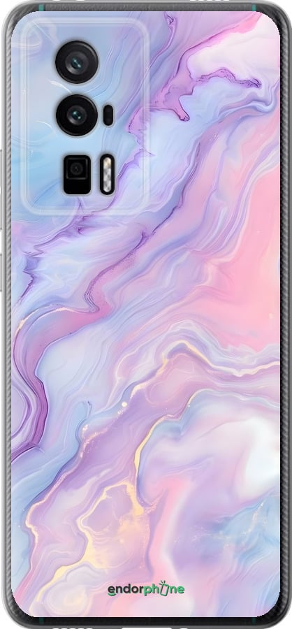 Силіконовий чехол Нежный мрамор для Xiaomi Redmi K60 Pro - 6310u-3457 изображение 