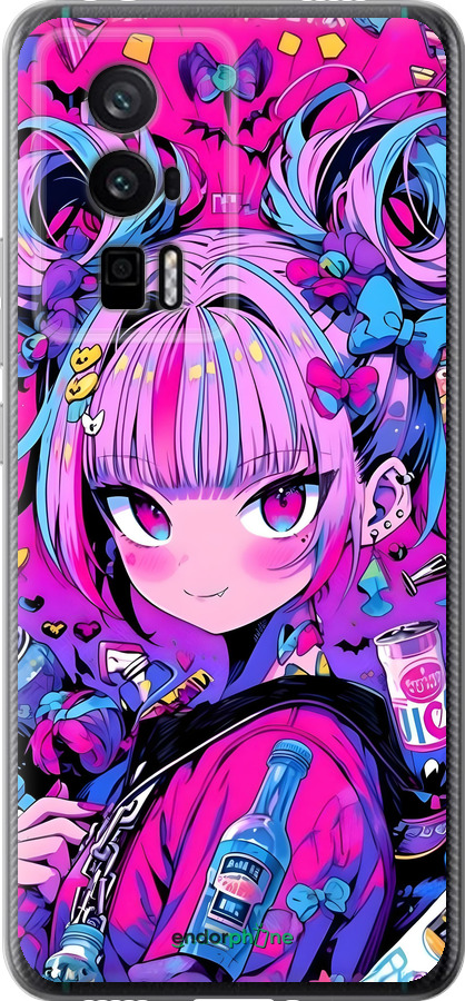 Силиконовый чехол Аниме милаха для Xiaomi Redmi K60 Pro - 6314u-3457 изображение 