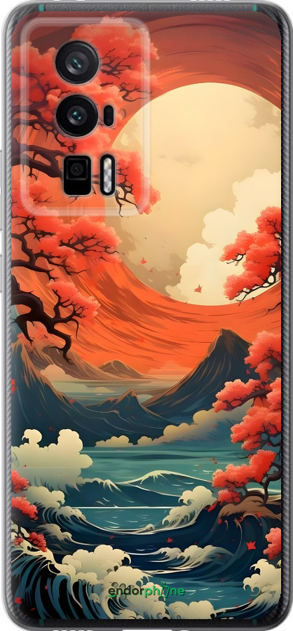Силіконовий чехол Природа Японії для Xiaomi Redmi K60 Pro - 6327u-3457 изображение 