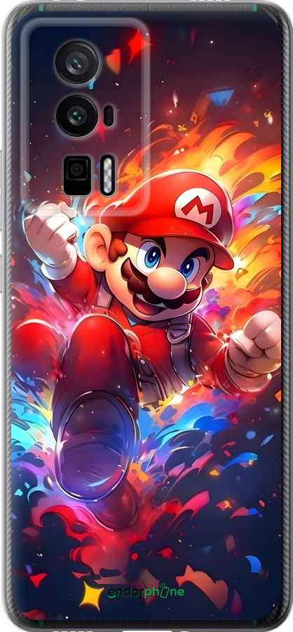 Силіконовий чехол Супер Маріо для Xiaomi Redmi K60 Pro - 6342u-3457 изображение 