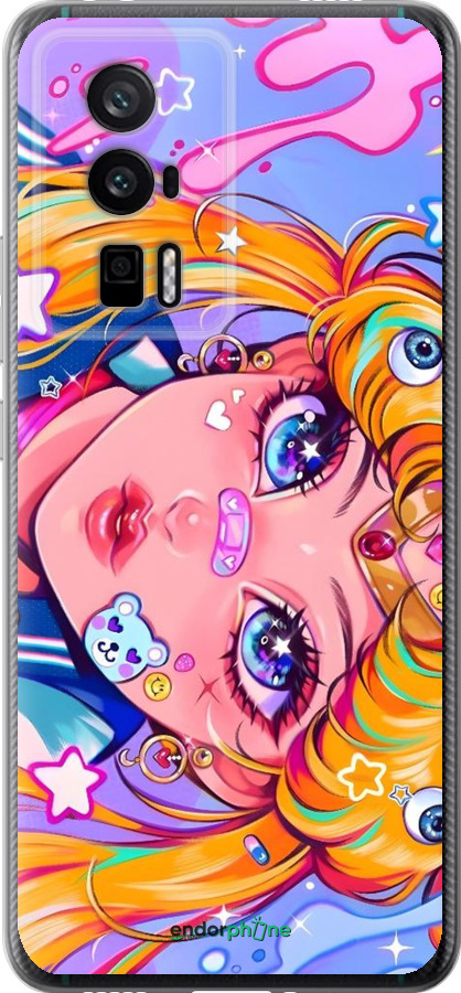 Силиконовый чехол Сейлор Мун 4 для Xiaomi Redmi K60 Pro - 6353u-3457 изображение 
