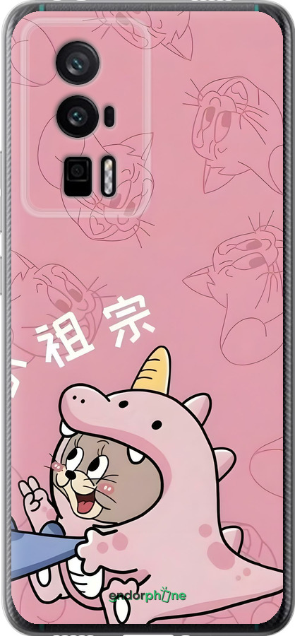 Силіконовий чехол Том і джеррі 2 для Xiaomi Redmi K60 Pro - 6359u-3457 изображение 