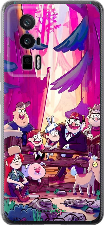 Силиконовый чехол Гравити Фолз для Xiaomi Redmi K60 Pro - 6365u-3457 изображение 