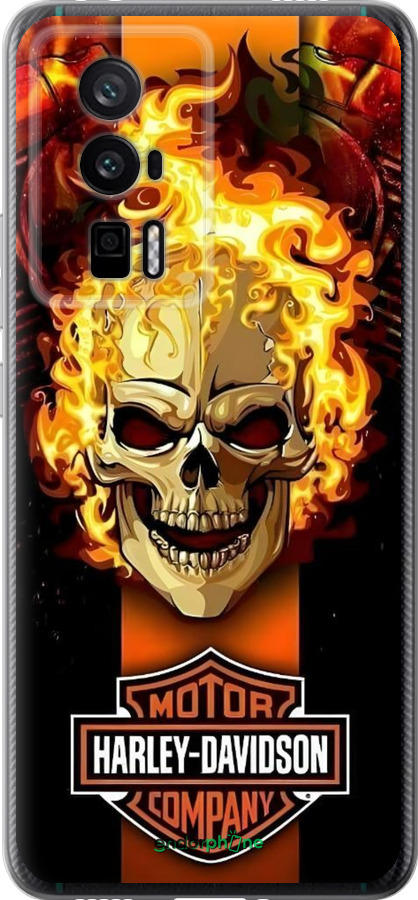 Силиконовый чехол Харлей девидсон для Xiaomi Redmi K60 Pro - 6370u-3457 изображение 