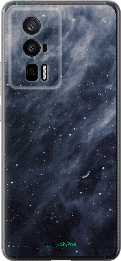 Силиконовый чехол Голубые облака, Голубая луна для Xiaomi Redmi K60 Pro - 6398u-3457 изображение 