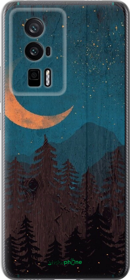 Силиконовый чехол Звездный лес для Xiaomi Redmi K60 Pro - 6480u-3457 изображение 