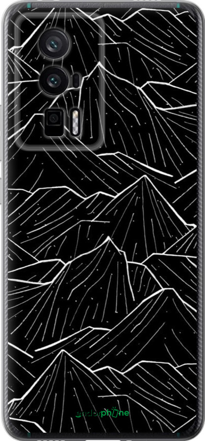 Силиконовый чехол С изображением Темных гор для Xiaomi Redmi K60 Pro - 6489u-3457 изображение 