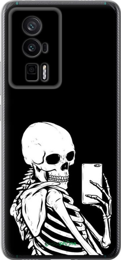 Силиконовый чехол Скелет делает Selfie для Xiaomi Redmi K60 Pro - 6535u-3457 изображение 