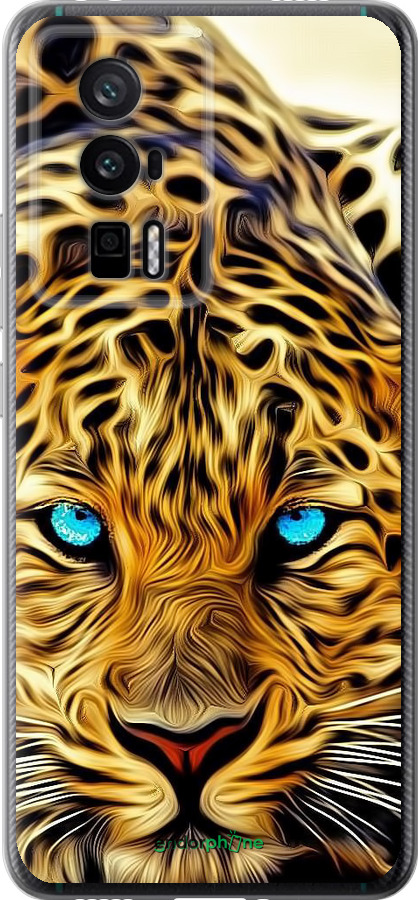 Силіконовий чехол Леопард для Xiaomi Redmi K60 Pro - 6611u-3457 изображение 