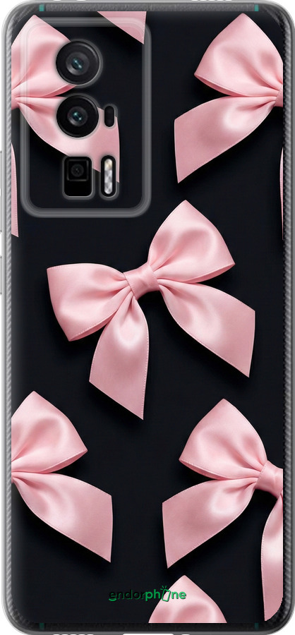 Силиконовый чехол Coquette Ribbons Dark Coquette для Xiaomi Redmi K60 Pro - 6767u-3457 изображение 