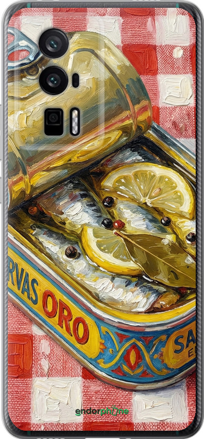 Силиконовый чехол Vintage Sardine Tin Phone для Xiaomi Redmi K60 Pro - 6772u-3457 изображение 