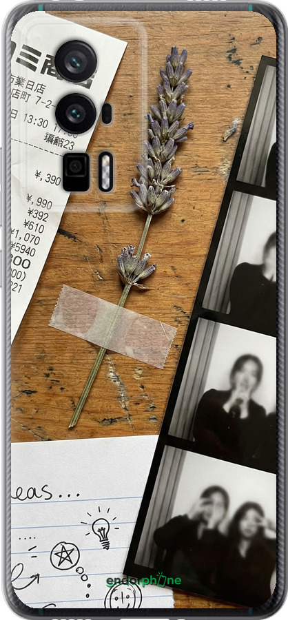 Силиконовый чехол Aesthetic Scrapbook Collage для Xiaomi Redmi K60 Pro - 6773u-3457 изображение 