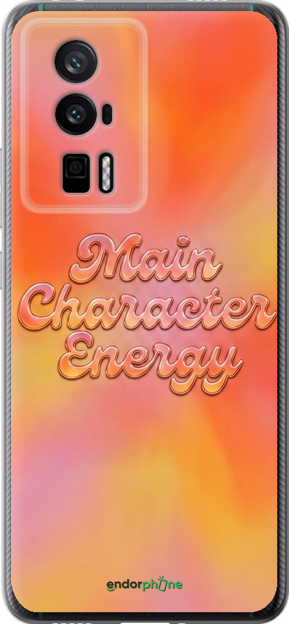Силиконовый чехол Aura Gradient Main Character Energy Aesthetic Y2K для Xiaomi Redmi K60 Pro - 6783u-3457 изображение 