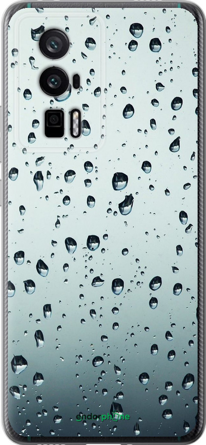 Силиконовый чехол Стекло в каплях для Xiaomi Redmi K60 Pro - 848u-3457 изображение 