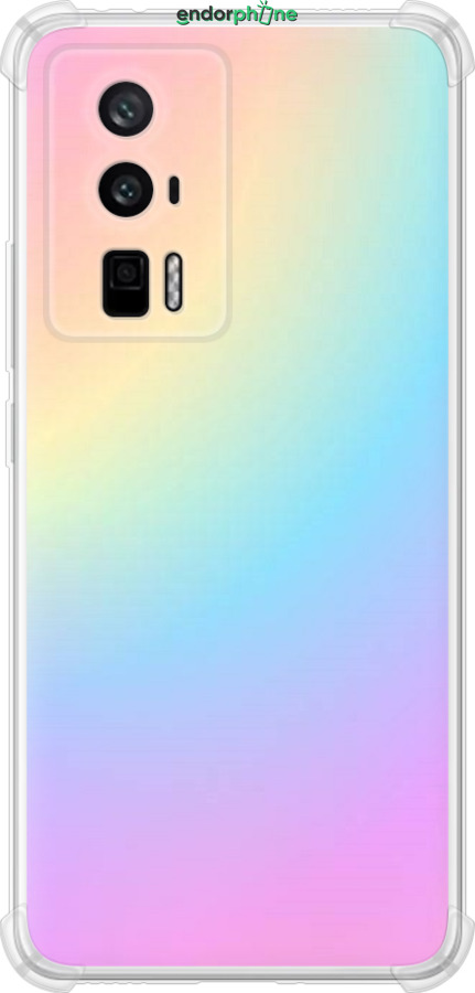

Силіконовий протиударний с посиленими кутами чохол "Веселка 2" для Xiaomi Redmi K60, Рожевий