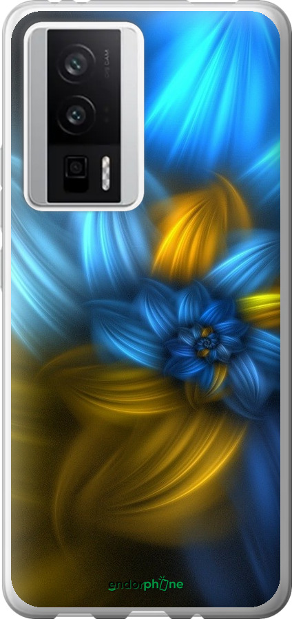 

Силіконовий чохол "Візерунок 46" для Xiaomi Redmi K60, Синій