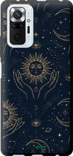TPU чехол 'Celestial Harmony: Sun & Moon Gold Mystic Pattern' для Xiaomi Redmi Note 10 Pro изображение 5