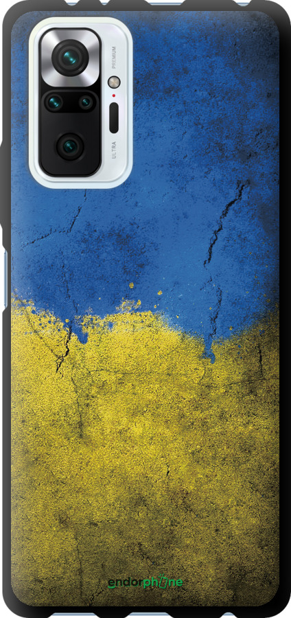 TPU чехол Флаг Украины 2 для Xiaomi Redmi Note 10 Pro - 401b-2297 изображение 
