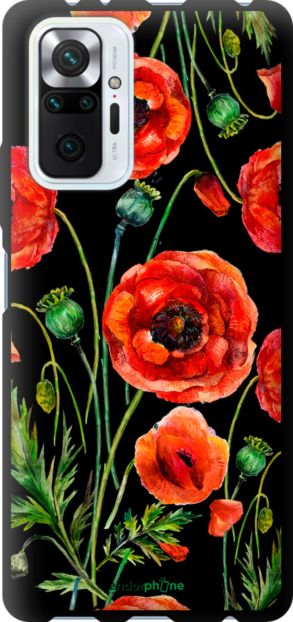 TPU чехол Намальовані маки для Xiaomi Redmi Note 10 Pro - 4278b-2297 изображение 