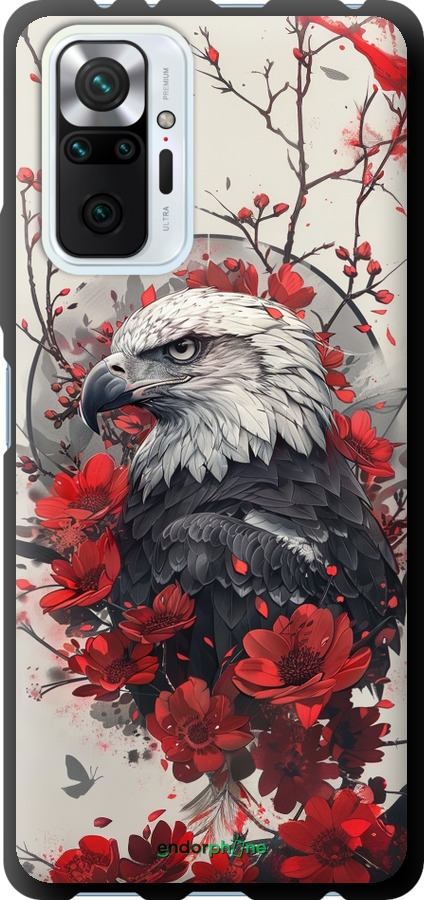 TPU чехол Рубиновый орел для Xiaomi Redmi Note 10 Pro - 6103b-2297 изображение 