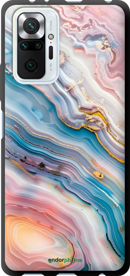 TPU чехол Мрамор красивый для Xiaomi Redmi Note 10 Pro - 6376b-2297 изображение 