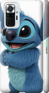 3D пластиковий матовий чехол Стіч 1 для Xiaomi Redmi Note 10 Pro - 6686m-2297 изображение 