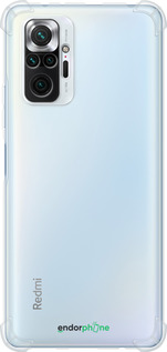 Силикон с усиленными углами чехол 'Прозрачный' для Xiaomi Redmi Note 10 Pro изображение 12