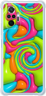 Силіконовий протиударний с посиленими кутами чехол Y2K Jelly Dream для Xiaomi Redmi Note 10 Pro - 6780sp-2297 изображение 