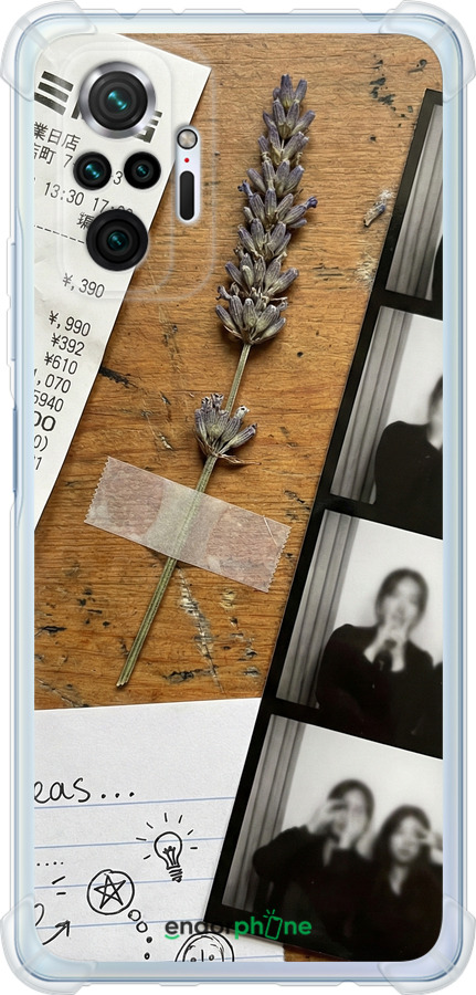 Силіконовий протиударний с посиленими кутами чехол Aesthetic Scrapbook Collage для Xiaomi Redmi Note 10 Pro - 6773sp-2297 изображение 