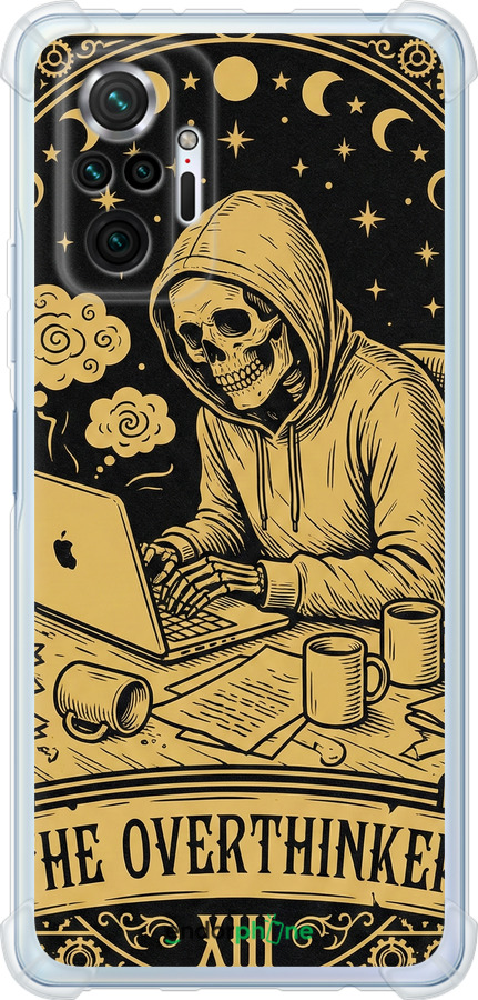 Силикон с усиленными углами чехол The Overthinker для Xiaomi Redmi Note 10 Pro - 6774sp-2297 изображение 