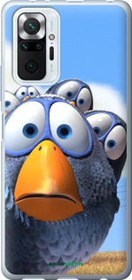Силіконовий чехол Angry Birds для Xiaomi Redmi Note 10 Pro - 6008u-2297 изображение 