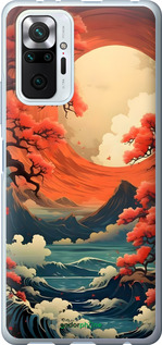 Силиконовый чехол Природа японии для Xiaomi Redmi Note 10 Pro - 6327u-2297 изображение 