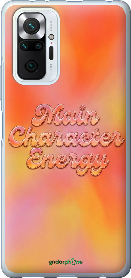 Силиконовый чехол Aura Gradient Main Character Energy Aesthetic Y2K для Xiaomi Redmi Note 10 Pro - 6783u-2297 изображение 