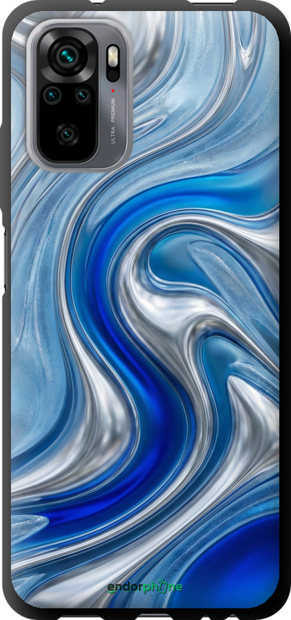 TPU чехол Liquid Chrome для Xiaomi Redmi Note 10 - 6781b-2277 изображение 