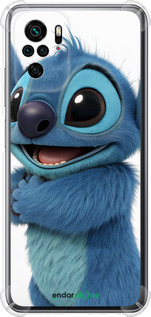 Силикон с усиленными углами чехол Стич 1 для Xiaomi Redmi Note 10 - 6686sp-2277 изображение 