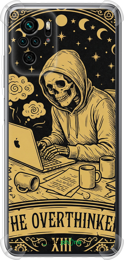 Силіконовий протиударний с посиленими кутами чехол The Overthinker для Xiaomi Redmi Note 10 - 6774sp-2277 изображение 