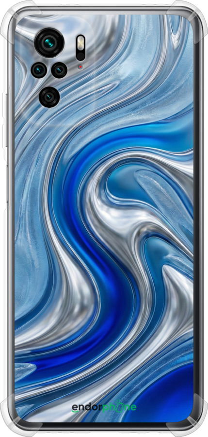Силіконовий протиударний с посиленими кутами чехол Liquid Chrome для Xiaomi Redmi Note 10 - 6781sp-2277 изображение 