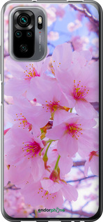 Силиконовый чехол Сакура для Xiaomi Redmi Note 10 - 6029u-2277 изображение 